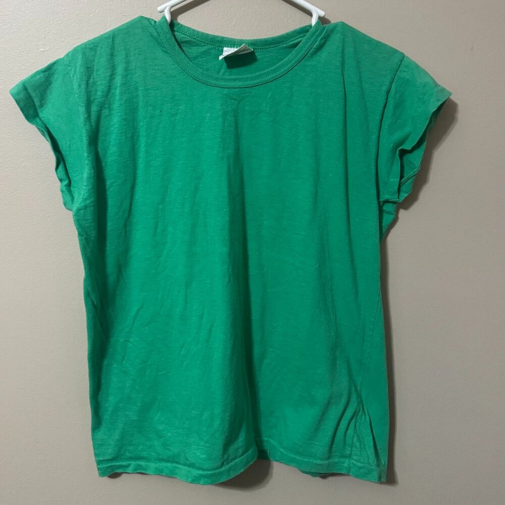 🍀 80s Croquet Club Green Tee | Soft Boxy Cotton T-Shirt 🍀